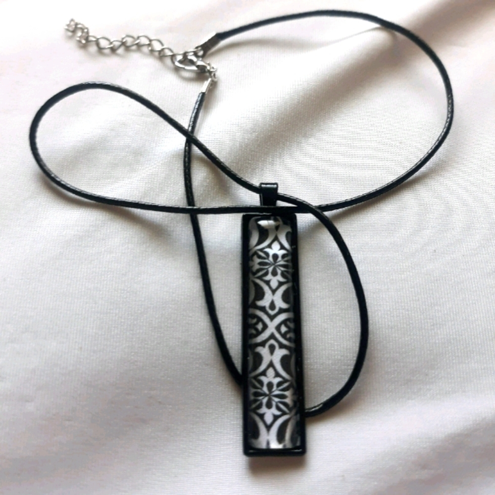 Long Moroccan Tile Necklace